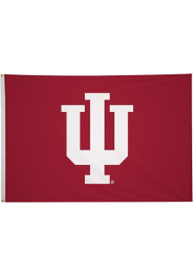 Indiana Hoosiers 4x6 Logo Silk Screen Grommet Flag - Red