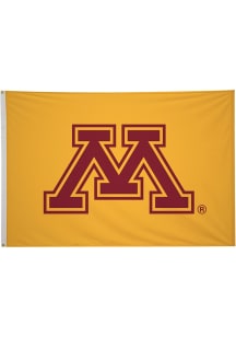 Minnesota Golden Gophers 4x6 Silk Screen Grommet Flag - Gold