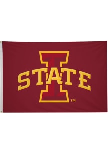 Iowa State Cyclones 5x8 Silk Screen Grommet Flag - Red