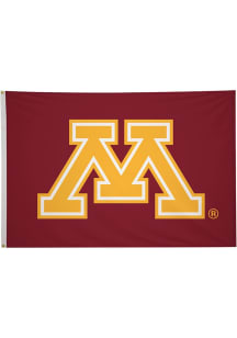 Minnesota Golden Gophers 5x8 Silk Screen Grommet Flag - Maroon