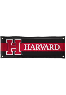 Harvard Crimson 2x6 Vinyl Banner - Black
