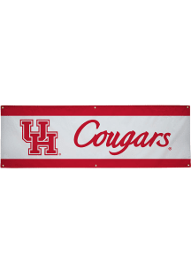 Houston Cougars 2x6 Vinyl Banner - White