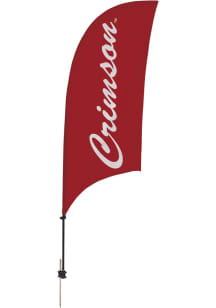 Harvard Crimson 7.5 Razor Feather Spike Base Tall Team Flag
