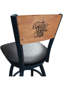 Kentucky Wildcats Vault Vinyl Seat Maple Back Swivel Pub Stool - Black