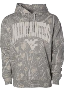 Something Inked West Virginia Mountaineers Mens Green OHT Arch Name Long Sleeve Hoodie