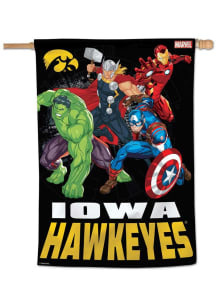 Iowa Hawkeyes Marvel Avengers  28x40 Banner - Gold