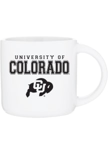 Colorado Buffaloes 14 oz Cora Ceramic Mug - White
