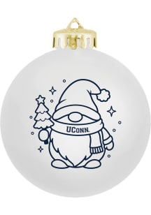 UConn Huskies Gnome Ball Ornament - Navy Blue