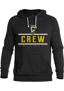 Columbus Crew Mens Black Sideline Long Sleeve Lightweight Hoodie