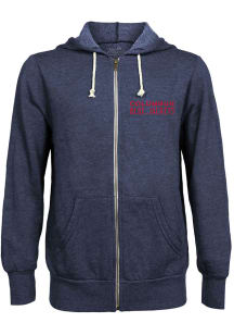 Columbus Blue Jackets Mens Navy Blue Primary Long Sleeve Zip Fashion