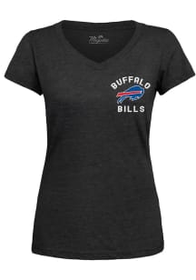 Buffalo Bills Womens Black Triblend Short Sleeve T-Shirt