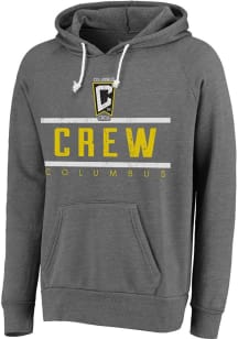 Columbus Crew Mens Grey Sideline Long Sleeve Lightweight Hoodie