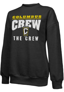 Columbus Crew Womens Black Oversized Crew Sweatshirt
