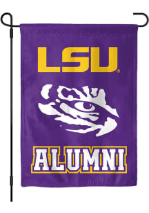 LSU Tigers Alumni Garden Flag - Purple