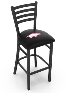 Arkansas Razorbacks Stationary Pub Stool - Black