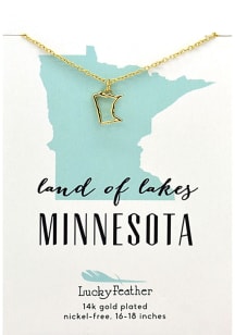 Minnesota 14K Gold Dipped Necklace