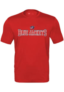 Levelwear Columbus Blue Jackets Red Anthem Journey Short Sleeve T Shirt