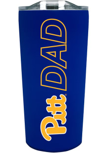 Pitt Panthers 18oz Soft Touch Dad Stainless Steel Tumbler - Blue