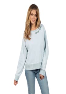 George Mason University Womens Green Cool Down Crew Sweatshirt
