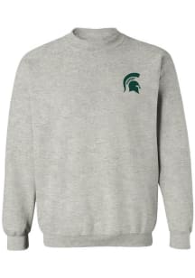 Vive La Fete Michigan State Spartans Womens Grey Impressions Crew Sweatshirt
