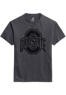 Ohio State Buckeyes Charcoal Tonal Primary Logo Short Sleeve T Shirt