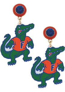 Florida Gators Resin Mascot Womens Earrings