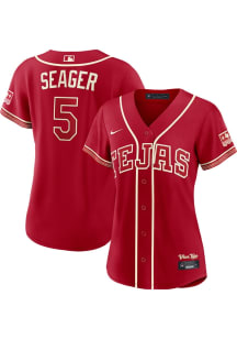 Corey Seager Nike Texas Rangers Womens Red City Connect 2.0 Limited Baseball Jersey