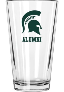 Michigan State Spartans Alumni 16 oz Pint Glass - White