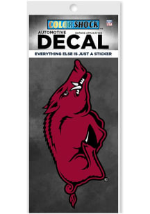 Arkansas Razorbacks Primary Logo Auto Decal - Cardinal