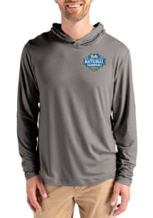 Cutter and Buck UCLA Bruins Mens Graphite 2026 WBB Champions Coastline Eco Long Sleeve Lightweight..