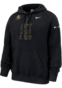 Deion Sanders Colorado Buffaloes Mens Black Coach Prime Club Fleece Player Hood