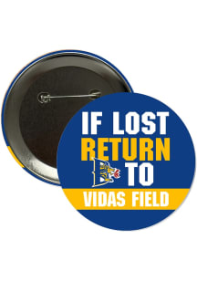 Drexel Dragons 3" If Lost Return To Lavelle Stadium Button - Blue