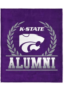 K-State Wildcats Alumni Silk Touch Fleece Blanket - Purple
