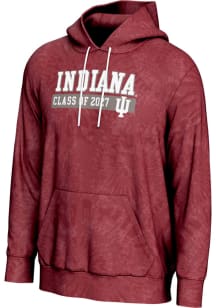 ProSphere Indiana Hoosiers Mens Crimson Class of 2027 Long Sleeve Hoodie