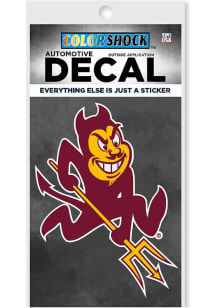 Arizona State Sun Devils Mascot Auto Decal - Red