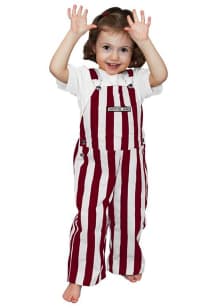 Game Bibs Crimson White Toddler Cardinal Striped Bib Overall Overalls