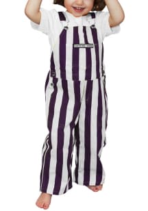 Game Bibs Purple White Toddler Purple Striped Bib Overall Overalls