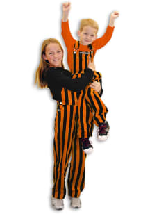 Game Bibs Orange Black Youth Orange Striped Bib Overall Overalls