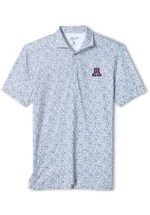 Johnnie O Arizona Wildcats Mens Navy Blue Gridiron Short Sleeve Fashion Polo