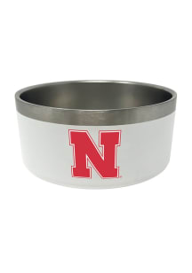 Nebraska Cornhuskers Stainless Steel Dog Pet Bowl Red
