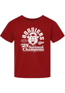 Summit Sportswear Indiana Hoosiers Toddler Crimson 2025 College Football National Champions Vintag..