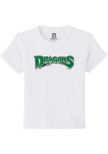 Summit Sportswear Dayton Dragons Youth White Alt Logo Wordmark Short Sleeve T-Shirt