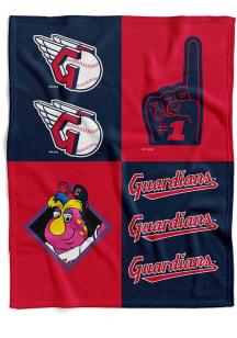 Cleveland Guardians Domino Swaddle Baby Blanket