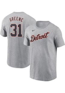Riley Greene Detroit Tigers Grey Road Short Sleeve Player T Shirt