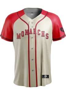 Kansas City Monarchs Mens Replica Home Jersey - White
