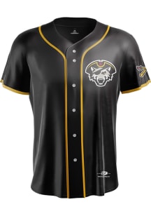 Erie SeaWolves Mens Replica Button Up Jersey - Black