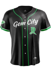 Dayton Dragons Mens Replica Alternate Jersey - Black