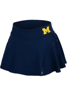 Michigan Wolverines Womens Blue Halo Skirt