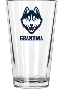 UConn Huskies Grandma 16 oz Pint Glass - White
