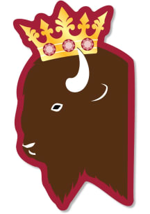 Indiana Bison with Crown Stickers - Brown